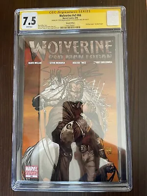 Buy Wolverine #66B Turner 1:50 Variant CGC SS 7.5  Signed Steve McNiven Dexter Vines • 177.38£