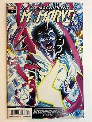 Buy Magnificent Ms. Marvel #8 Vecchio 2nd PRINT VARIANT | NM | Kamala Khan • 6.38£