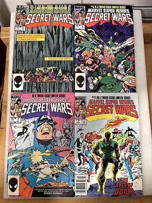 Buy Marvel Super Heroes Secret Wars 4 6 7 11 12 Lot 5 Copper Age Marvel Comics • 38.13£