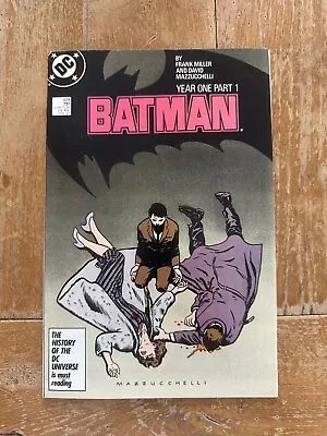 Buy Batman #404 NM (1987) Year One Pt. 1 Frank Miller • 12.06£