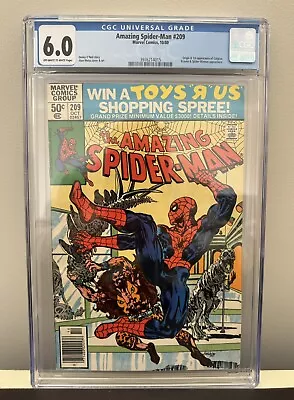 Buy Amazing Spider-Man #209 CGC 6.0 Newsstand Marvel 1st Appearance Of Calypso • 69£