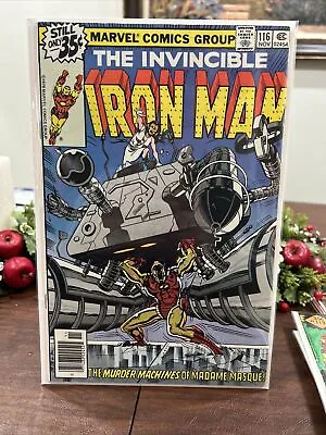 Buy Invincible Iron Man #116 Nov 1978 - Mid Grade Key Issue Death Of Count Nefaria • 3.97£
