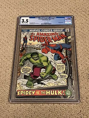 Buy Amazing Spider-Man 119 CGC 3.5 OW/W Pages (Classic Hulk Vs Spidey Cover) • 94.37£