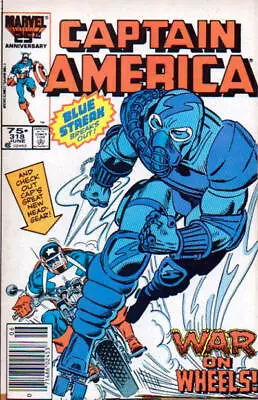Buy Captain America (1st Series) #318 (Newsstand) VF; Marvel | Mark Gruenwald - We C • 2.96£