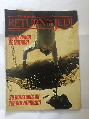 Buy STAR WARS RETURN OF THE JEDI #49 23rd May 1984 Marvel Comic Weekly Magazine • 2.49£