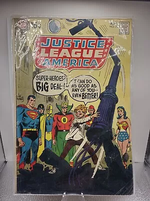 Buy JUSTICE LEAGUE AMERICA #73 Joe Kubert Silver Age DC COMICS 1969 • 15.99£