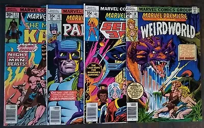Buy Lot Of 4 Vintage Marvel Comics Marvel Premiere Featuring No. 33 38 41 43 1976-78 • 14.23£