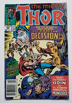Buy THOR #408 (Marvel Comics, 1989) Mark Jewelers, Hercules, 1st Thunderstrike Cameo • 4.74£