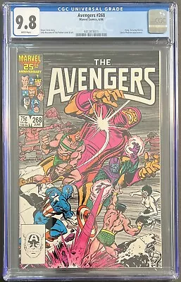 Buy Avengers #268 CGC 9.8 WHITE PAGES! KANG DYNASTY! 🔥🔑 • 80.05£