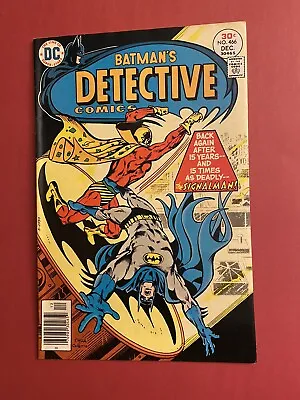 Buy Detective Comics # 466 VFNM  Marshall Rogers Art, 1st Modern App Signalman  • 13.46£