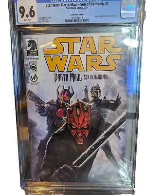 Buy Star Wars Darth Maul - Son Of Dathomir #1 Convention Variant CGC 9.6 - 1/1,000 • 212.86£