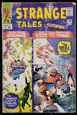 Buy STRANGE TALES #133 Marvel Comics 1967 Human Torch, Dr. Strange By Ditko, Fa 1.0 • 7.92£