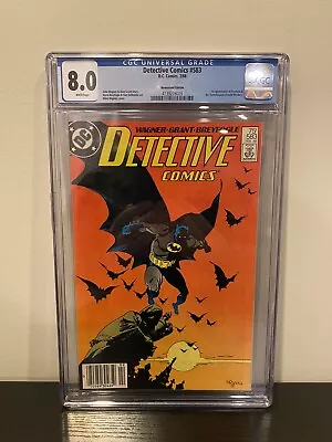 Buy Detective Comics #583 CGC 8.0 WP Newsstand 1st Scarface & Ventriloquist DC 1988 • 87.67£