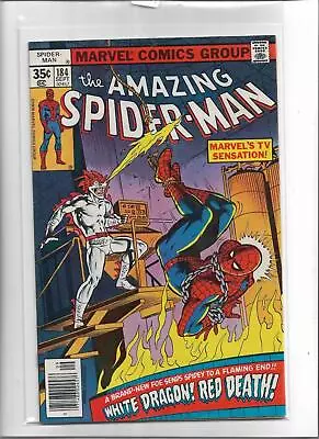 Buy Amazing Spider-man #184 1978 Very Fine+ 8.5 2449 White Dragon • 12.58£