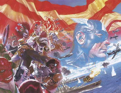 Buy Captain America #1 (2018) Alex Ross Virgin Cover 1:100 Vf/nm Marvel • 49.95£