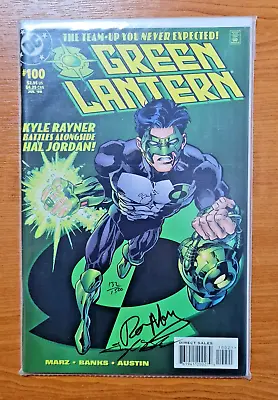 Buy Rare Green Lantern #100 Comic - Signed By Ron Marz & Darryl Banks • 79.99£