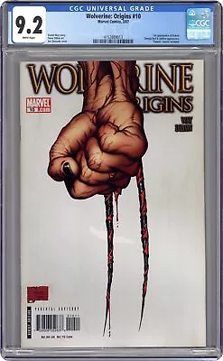 Buy Wolverine Origins #10A Quesada CGC 9.2 2007 4152889013 1st App. Daken • 66.41£