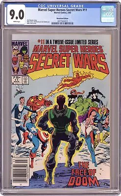 Buy Marvel Super Heroes Secret Wars #11N CGC 9.0 Newsstand 1985 3977583013 • 70.71£