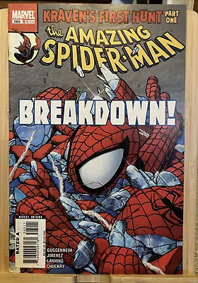 Buy Marvel Comics Amazing Spiderman 565 1st App Anna Kravinoff New Kraven The Hunter • 14.99£