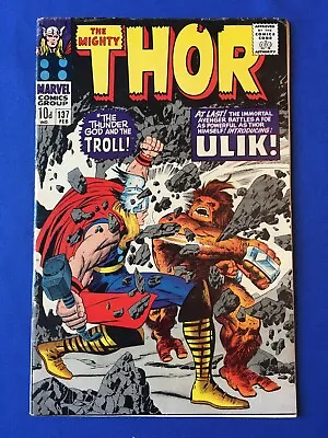 Buy The Mighty Thor #137 FN- (5.5) MARVEL ( Vol 1 1967) Kirby, 1st App Ulik (2) • 25£