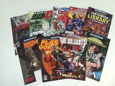Buy 9 X Free Comic Book Day - 2024 Comics - Flash Gordon, Hellboy, Valiants Etc • 6£