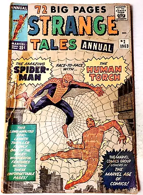 Buy STRANGE TALES Annual #2 (1963) 1st Spiderman CrossoverMarvel Comic Cents • 99.99£