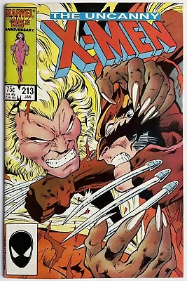 Buy Uncanny X-Men #213 (1987) Mutant Massacre Tie-In 1st Cameo Mr. Sinister • 16.95£