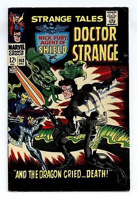 Buy Strange Tales #163 VG- 3.5 1967 • 12.81£