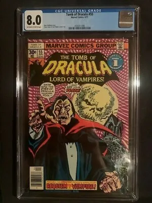 Buy Tomb Of Dracula #55 Cgc 8.0 Gene Colan 4/1977 Marvel Comics • 78.65£