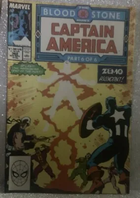 Buy Marvel Comics Vintage 1989 Blood Stone Hunt Captain America 362 (6) MINT UNREAD • 3.95£