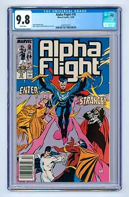 Buy Alpha Flight #78 CGC 9.8 (1989) - Doctor Strange • 63.92£