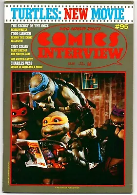 Buy Comics Interview #95 Teenage Mutant Ninja Turtles: New Movie: Secret Of The Ooze • 15.76£