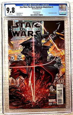 Buy 🔥~marvel~star Wars:the Force Awakens #1~🔥~neal Adams Variant~🔥~cgc 9.8~🔥 • 135.88£