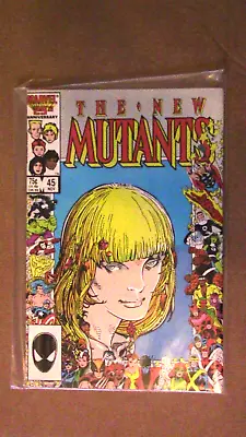 Buy New Mutants #45 With Barry Windsor-Smith Cover , Unread, Superb Condition • 24.99£