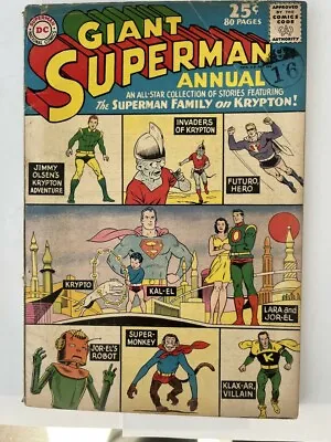 Buy Giant Superman Annual 5 1962 Low To Mid Grade • 20£