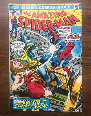 Buy Amazing Spider Man 125   Second Appearance Man-Wolf • 48.26£
