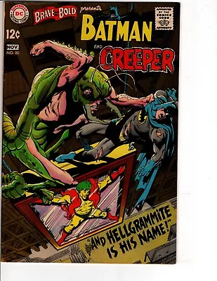 Buy BRAVE AND THE BOLD #80 Silver Age KEY 1st Hellgrammite  BATMAN CREEPER 1968 • 47.30£