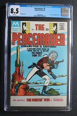 Buy PEACEMAKER #1 Modern 1978 SUICIDE SQUAD MOVIE DC HBO TV Gill Boyette CGC VF+ 8.5 • 95.27£