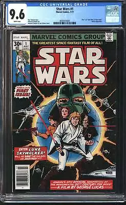 Buy Marvel Star Wars 1 7/77 CGC 9.6 White Pages • 873.30£