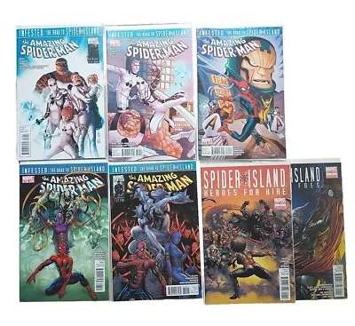 Buy Amazing Spider-Man Road To Spider Island & 2 1 Shots 2011 Marvel Comics Lot Of 7 • 15.79£