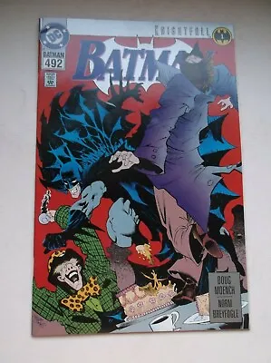 Buy Dc: Batman #492, Platinum Edition, Knightfall Story Arc Begins, 1993, Nm- (9.2)! • 31.62£