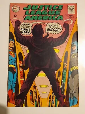Buy Justice League Of America #65 Sept 1968 FINE+ 6.5 2nd App Starro The Conqueror • 14.99£