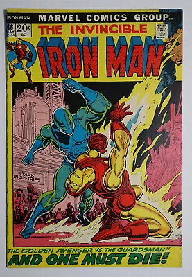 Buy 1972 Invincible Iron Man 46 Marvel Comics 5/72:Guardsman Death,20¢ Ironman Cover • 20.45£