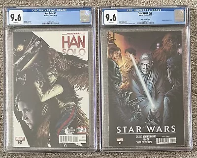 Buy Star Wars #65 - Obi-Wan Cover & Solo #1 - Lot Of 2 - Marvel Comics - CGC 9.6 NM+ • 23.71£