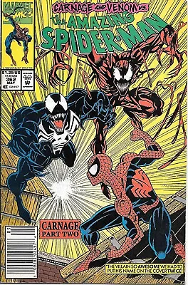 Buy The Amazing Spider-Man #362 2nd Carnage Newsstand Edition • 15.01£