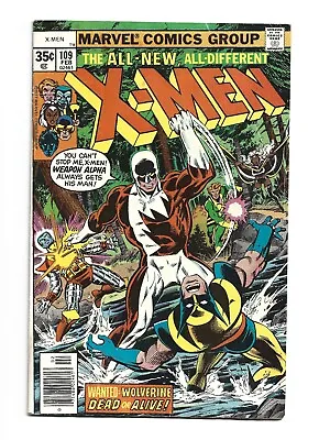 Buy Uncanny X-Men #109, FN 6.0, 1st Vindicator/James Hudson; Wolverine • 95.63£