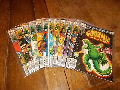 Buy Godzilla - Complete Set 1-24 - Marvel 1977 Bronze Age • 235.95£