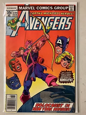 Buy Avengers #172 Newsstand 2nd Appearance Tyrak, Korvac Saga Part 5 6.0 (1978) • 6.32£