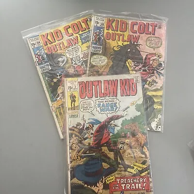 Buy KID COLT OUTLAW # 154, And 146 And Outlaw Kid #7 (MARVEL) (1971) • 9.41£