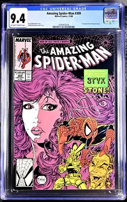 Buy Amazing Spider-Man 309 CGC 9.4 NM  Off White To White Pages • 39.95£